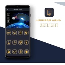 Zetlight סדרת F8 Pro UFO מנורת לד לאקווריומים של מים מתוקים