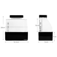 Cunzo Mini Paludarium avec éclairage et chauffage