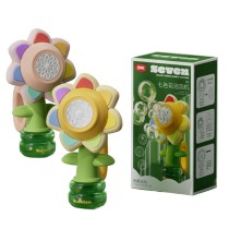 Zeven-kleurige Zonnebloem Bellenmachine Oplaadbaar