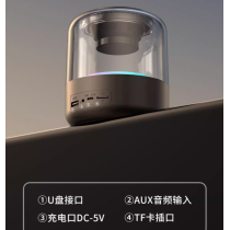 Loa Bluetooth Z5 Glass-Dome RGB – Loa Bass Để Bàn 360° từ Trung Quốc (Bán Lẻ, Bán Buôn & Dropshipping)