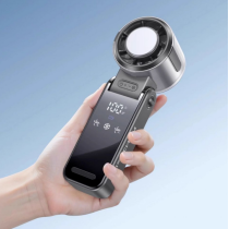 S13 Halvledarkylning Turbo Handhållen Fläkt – Hopfällbar Nack-/Skrivbords Mini Fläkt, USB-C Uppladdningsbar