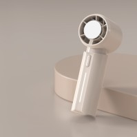 USB Portable Turbo Handheld Fan with Cooling Assist and Digital Display (Up to 199 Speeds)