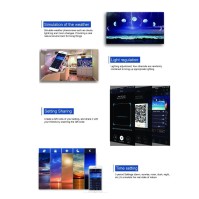 Zetlight Lumină LED pentru acvariu UFO ZE8600M / ZE8600F pentru acvarii cu apă sărată și apă dulce