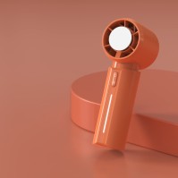 USB Portable Turbo Handheld Fan with Cooling Assist and Digital Display (Up to 199 Speeds)