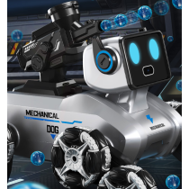8-Wiel Omni-Drift Gebaar RC Mechanische Hond Speelgoed (2.4GHz, Type-C, Multi-Modus)