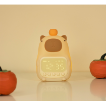 Sveglia Intelligente Capybara con Luce Notturna – Carina Sveglia da Comodino Ricaricabile USB dalla Cina