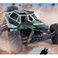 شاحنة RC رباعية الدفع بمقياس 1:16 – إطارات عالية التماسك، تردد 2.4 جيجاهرتز، أضواء LED