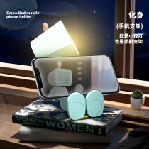 Robot Astronaut Lampa de Noapte Mini Magnetică – Cap Rotund/Pătrat, 4 Culori (Lampă de Birou cu Baterie)