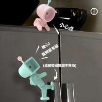 宇宙飛行士マグネットミニナイトライトロボット – 丸型／四角型ヘッド、4色（電池式デスクアクセントランプ）