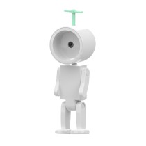 Robot Astronaut Lampa de Noapte Mini Magnetică – Cap Rotund/Pătrat, 4 Culori (Lampă de Birou cu Baterie)