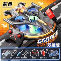 Avião de Espuma RC Stunt com Controlo Duplo e Luzes LED – Avião com Controlo Remoto por Gestos