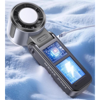 Ventilador de Mano Turbo para Enfriamiento de Semiconductores S13 – Ventilador Mini Plegable para Cuello/Escritorio, Recargable 