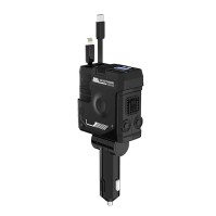 ที่ชาร์จรถยนต์ A1 แบบพับเก็บได้ กำลังไฟ 120W ชาร์จเร็วพิเศษ พร้อมขั้วต่อสามช่อง