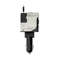 A1 Inklapbare Autolader 120W Super Snel Opladen Adapter met Driedubbele Uitgang