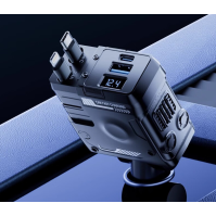 A1 120W 超高速充電対応 3出力 リトラクタブルカーチャージャー