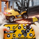 1:64 Mini Alaşım RC Forklift Oyuncak Bluetooth ve Simülasyon Özellikleri ile – Uzaktan Kumandalı İnşaat Aracı