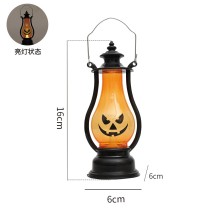 ஹாலோவீன் பம்ப்கின் விளக்கு LED காற்று விளக்கு – 16 செ.மீ மேசை/தூக்கி அலங்காரம்