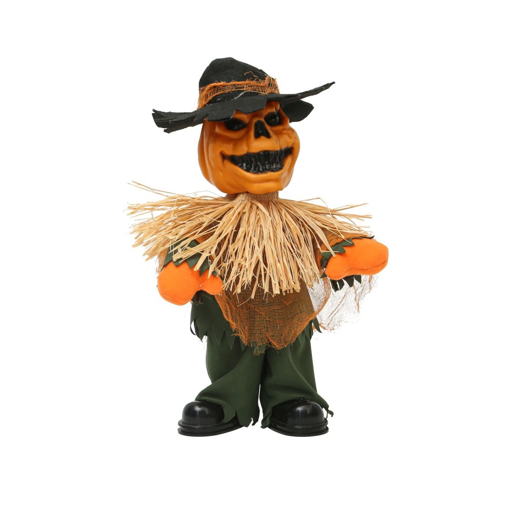 ハロウィン パンプキンかかし 電動卓上飾り