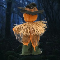 Elektrická stolní dekorace Halloween dýňový strašák