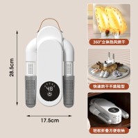 Secador de calçados branco dobrável 220V 50Hz