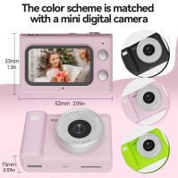 Q15 Mini kapesní digitální fotoaparát s obrazovkou, TF Podpora karet a 500mAh Baterie