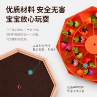 Gioco da tavolo Montessori Carrot Pull con 24 carote colorate
