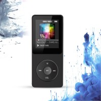 Leitor de música portátil MP3/MP4 com opções de rádio e memória Bluetooth, FM