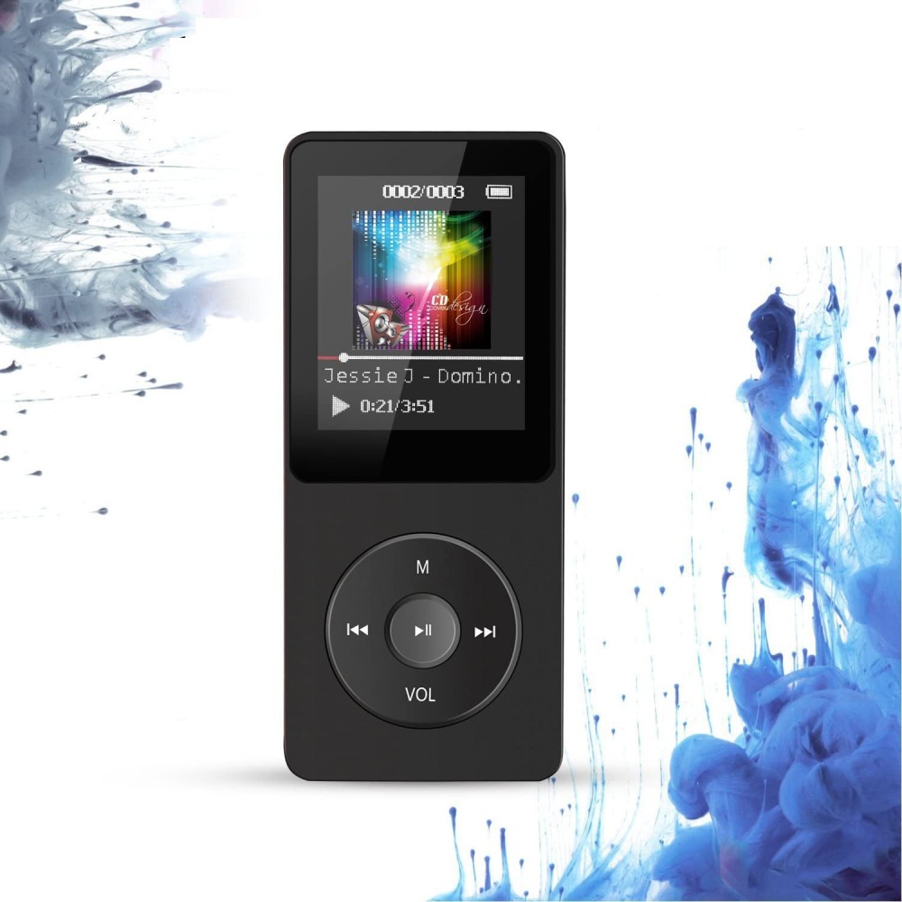 Lecteur de musique portable MP3/MP4 avec options de radio et de mémoire ...