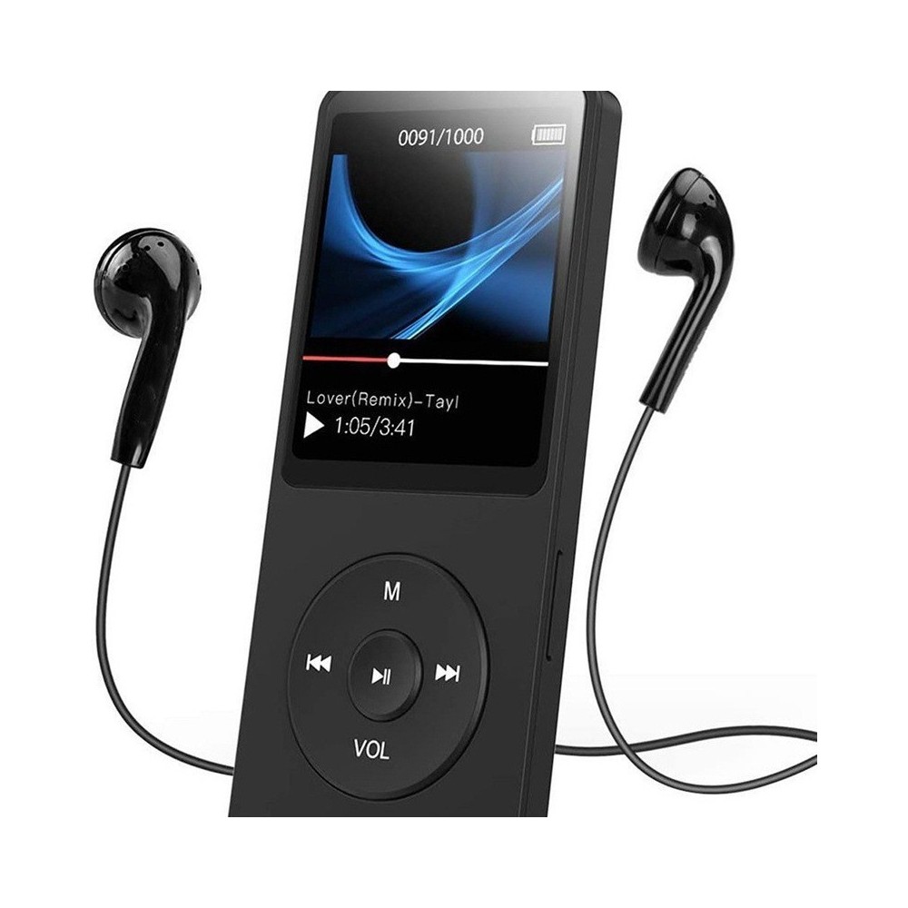 Lecteur de musique portable MP3/MP4 avec options de radio et de mémoire ...