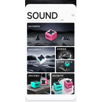 Speaker Bluetooth Mini X3 dengan Lampu Ambien - Bluetooth 5.3, 5W