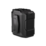 Portable Waist Clip Fan, USB Rechargeable, Brushless Motor (3600 mAh / 6000 mAh)