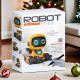 Juguete robot de dibujo siguelíneas con marcador, luces y sonido