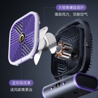 Kompakter USB-Tischventilator mit Wandmontage- und Nachtlichtoptionen