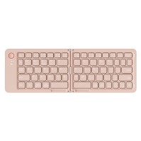Bezdrátová skládací klávesnice Bluetooth pro telefony, tablety a notebooky