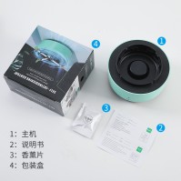 Desktop Ashtray Air Purifier & Smoke Odor Reducer with Battery and Rechargeable Options