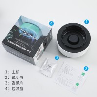 Desktop Ashtray Air Purifier & Smoke Odor Reducer with Battery and Rechargeable Options