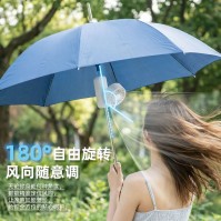 USB-oplaadbare opvouwbare mini-handventilator - Draagbare buitenventilator met parapluclip