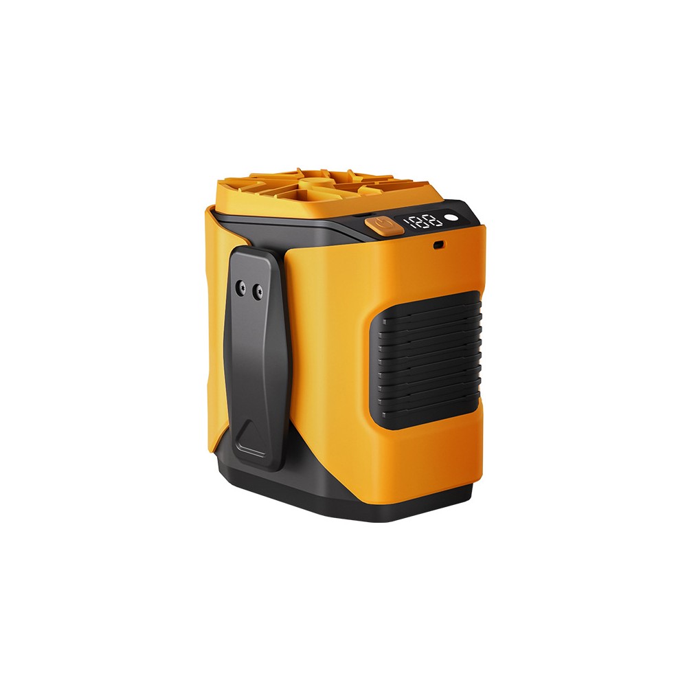 Portable Waist Clip Fan, USB Rechargeable, Brushless Motor (3600 mAh / 6000 mAh)