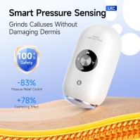 A1 ステンレススチールヘッド付きワイヤレス電動フット角質リムーバー
