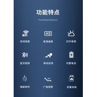 暗視機能付き W02 1080P ミニ WiFi セキュリティカメラ