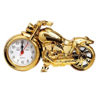 Reloj despertador decorativo con forma de motocicleta