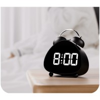 Đồng hồ báo thức LED kỹ thuật số để bàn kiểu chuông
