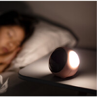 LED expression alarm clock with night light