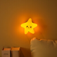 Mini moon star cloud rechargeable night light