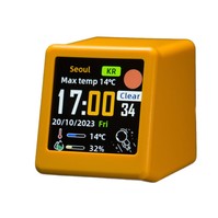 Yellow display front