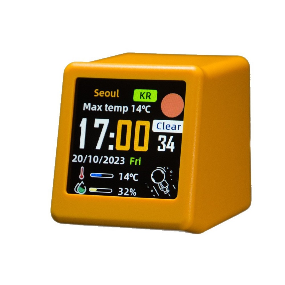 Yellow display front