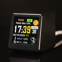 Black display front