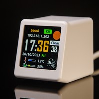 White display front