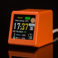 Orange display front