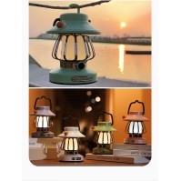 Rechargeable retro snail camping night light scene gallery